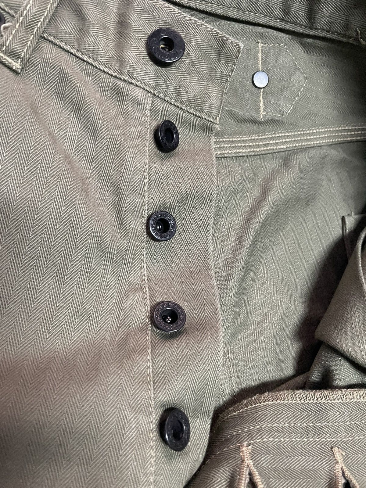Japanese Brand Lee Cowboy Sanforized Herringbone Twill By Size US 30 / EU 46 - 16 Thumbnail