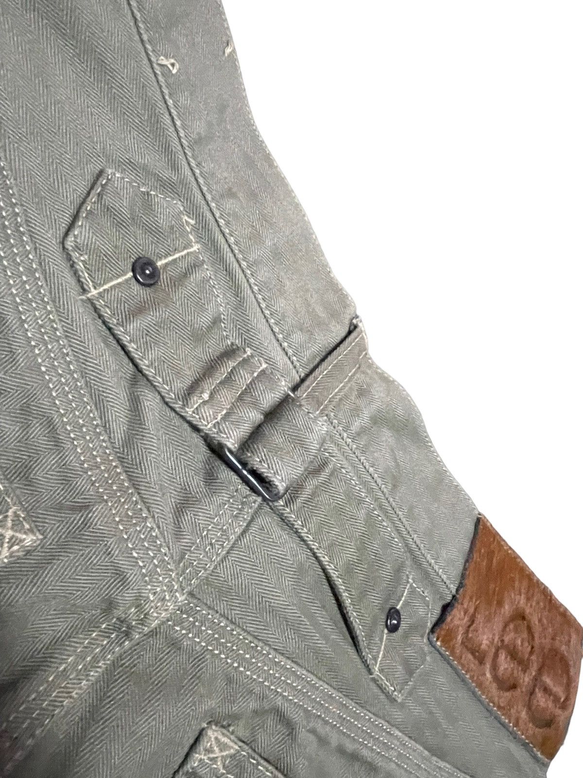 Japanese Brand Lee Cowboy Sanforized Herringbone Twill By Size US 30 / EU 46 - 10 Thumbnail