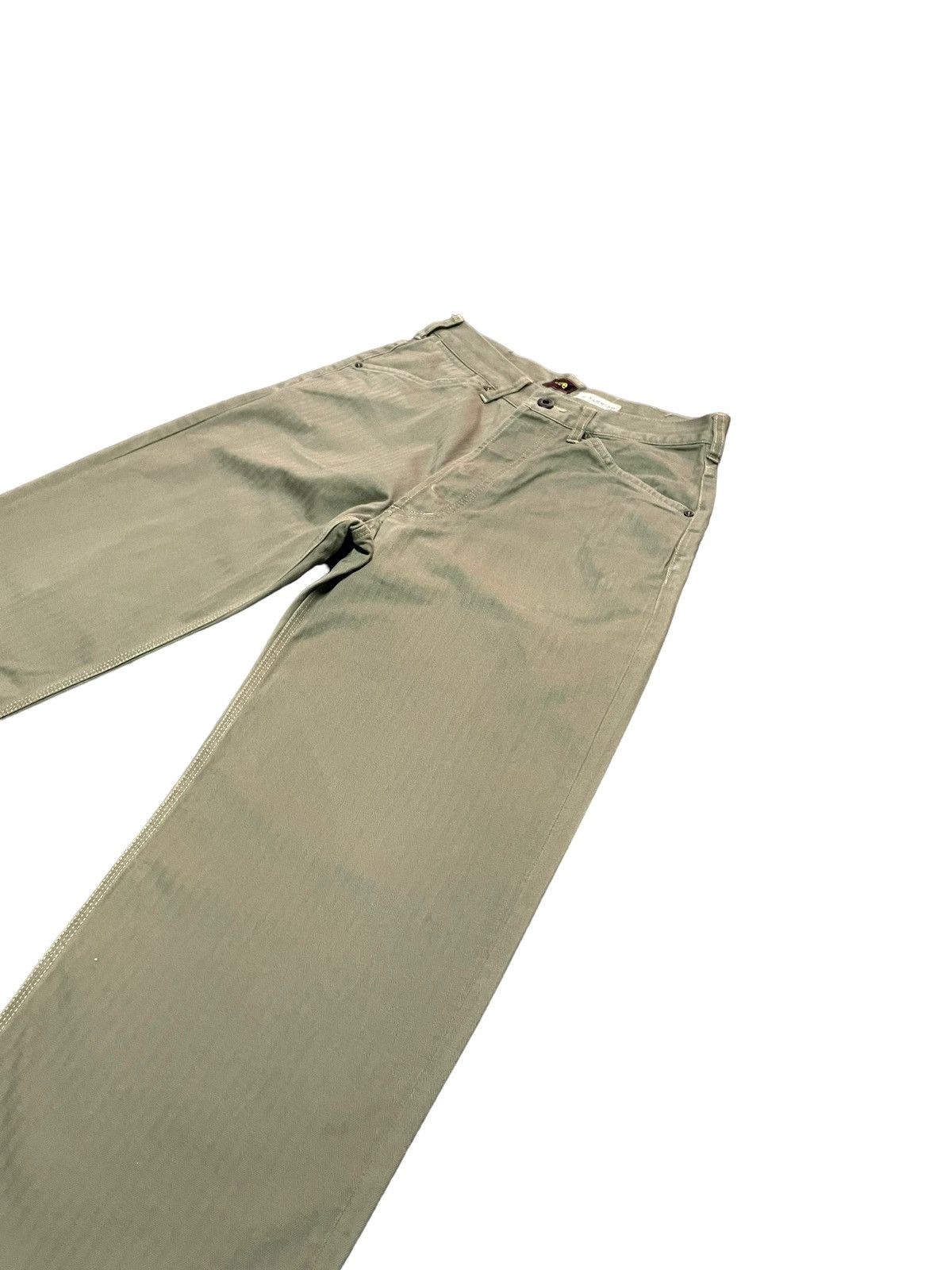 Japanese Brand Lee Cowboy Sanforized Herringbone Twill By Size US 30 / EU 46 - 2 Thumbnail