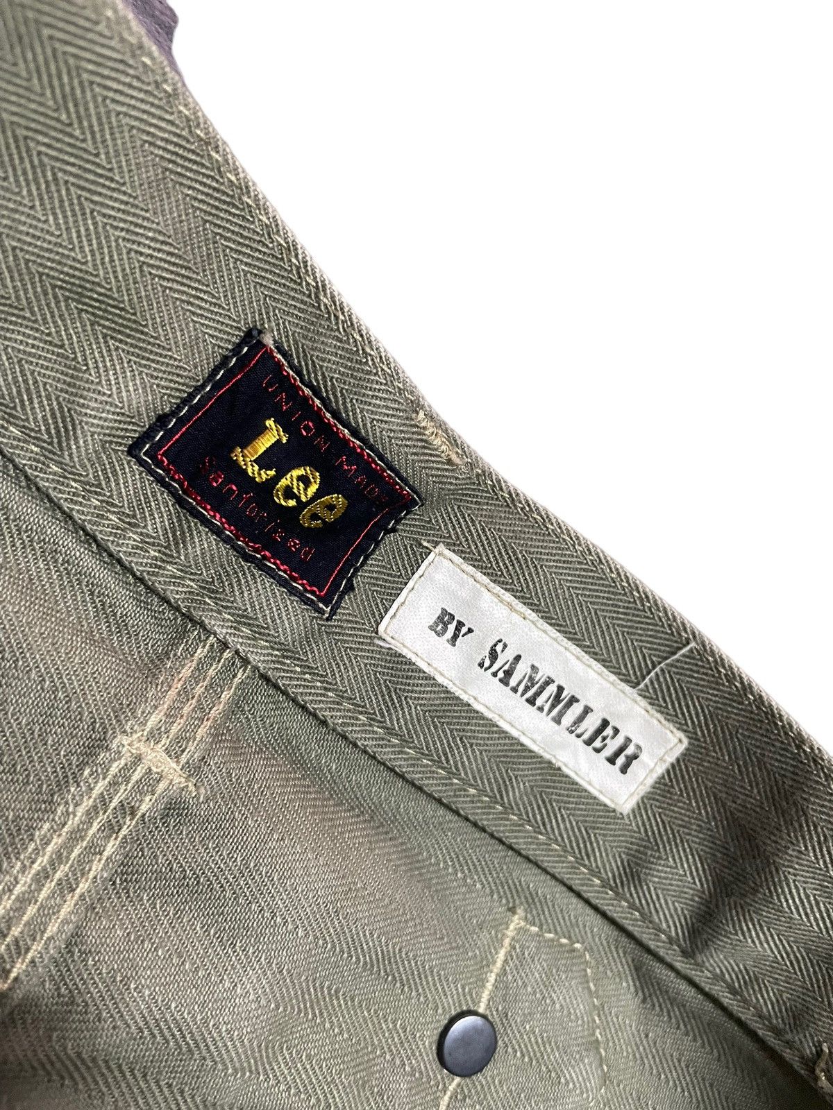 Japanese Brand Lee Cowboy Sanforized Herringbone Twill By Size US 30 / EU 46 - 5 Thumbnail