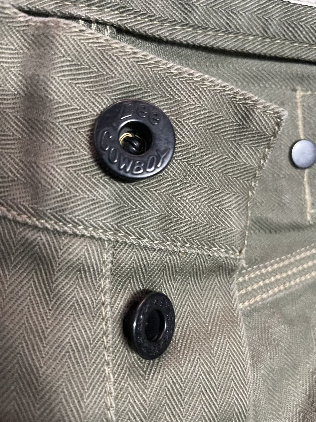 Japanese Brand Lee Cowboy Sanforized Herringbone Twill By Size US 30 / EU 46 - 15 Thumbnail