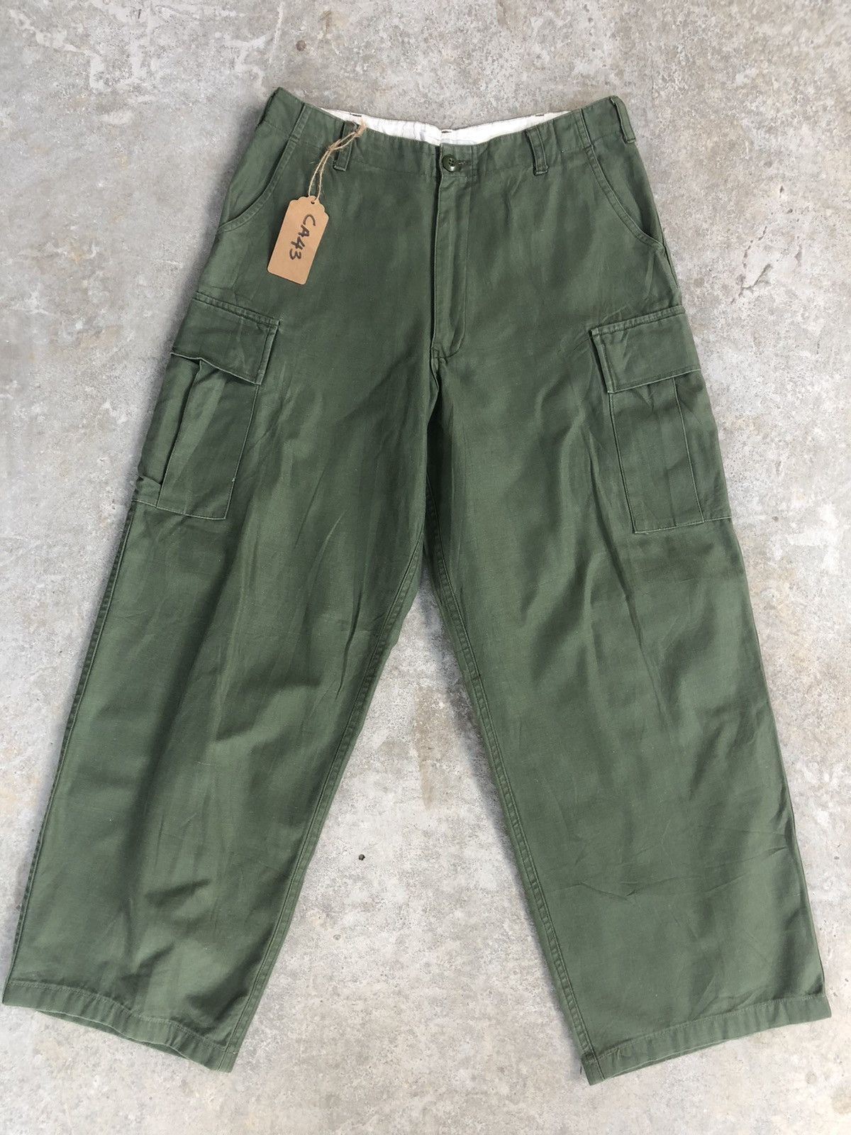 Surplus Research Vintage Surplus Army Cargo Pants Baggy Pants Size US 30 / EU 46 - 3 Thumbnail