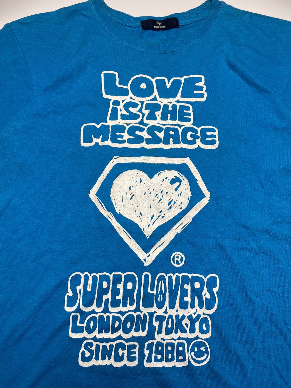Japanese Brand 2000s Super Lovers - Love Is The Message Size US S / EU 44-46 / 1 - 3 Thumbnail