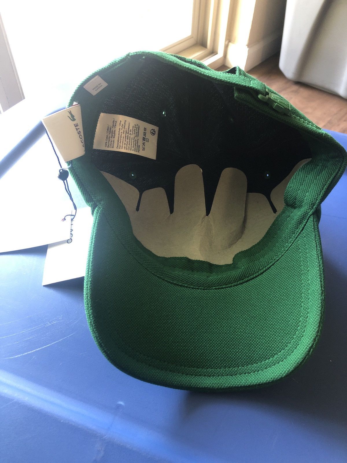 Lacoste × Supreme Supreme x Lacoste pique knit 6 panel hat Size ONE SIZE - 2 Thumbnail