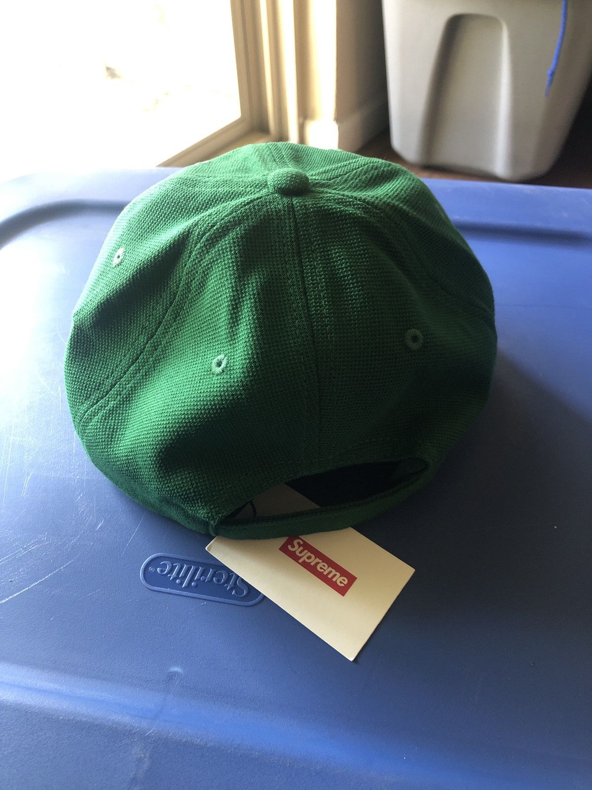 Lacoste × Supreme Supreme x Lacoste pique knit 6 panel hat Size ONE SIZE - 4 Thumbnail