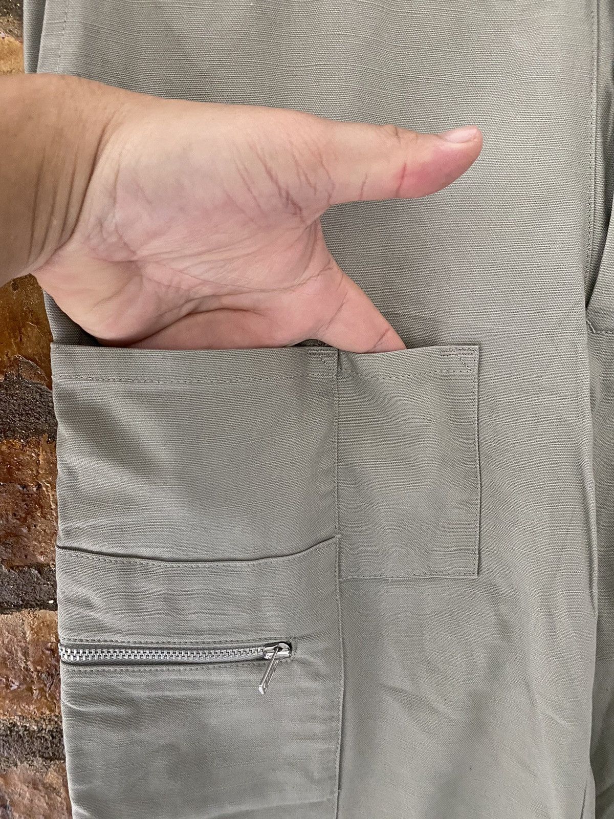 Issey Miyake × Japanese Brand × Tsumori Chisato 90s zipper Multipocket cargos wide leg pants Size US 29 - 7 Thumbnail