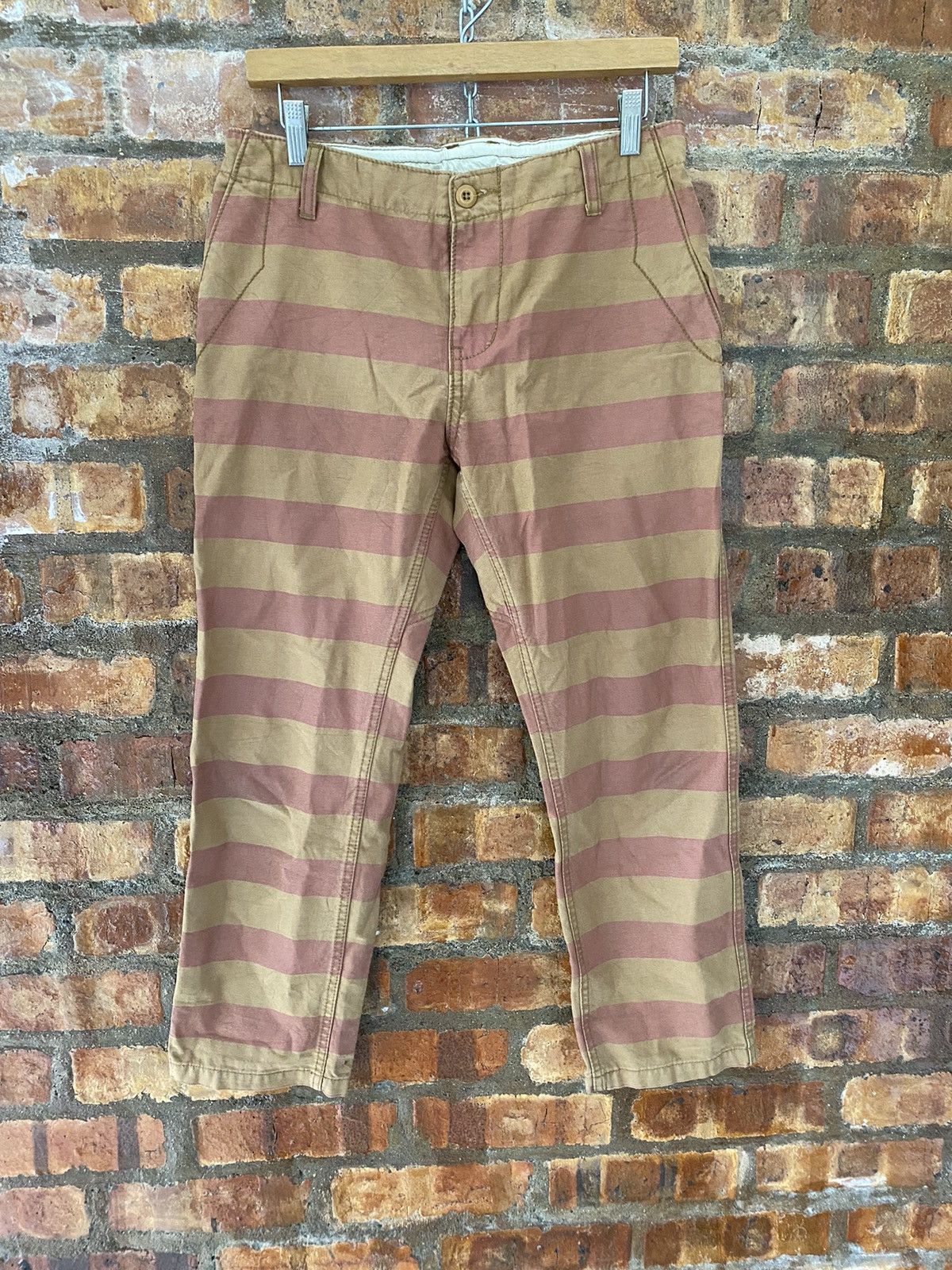 General Research × Japanese Brand Vtg Japanese Brand Prisoners border Size US 29 - 3 Thumbnail