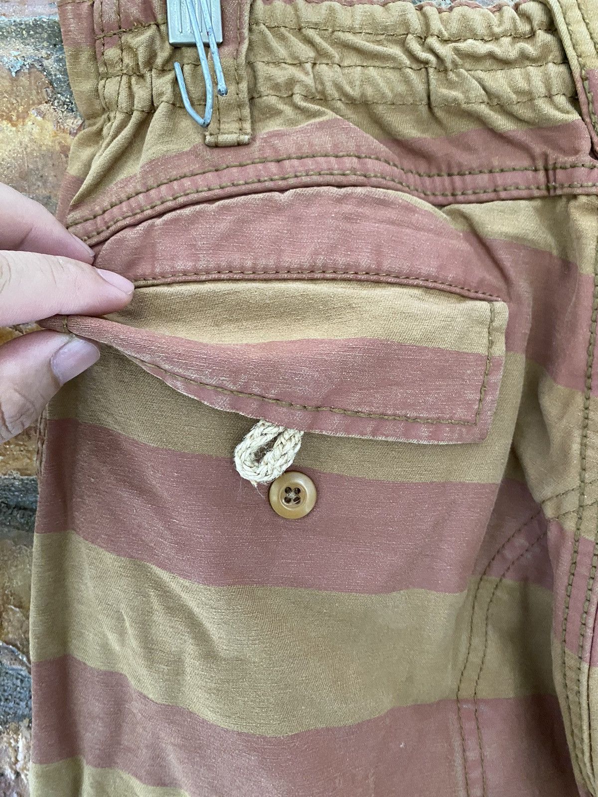 General Research × Japanese Brand Vtg Japanese Brand Prisoners border Size US 29 - 9 Thumbnail