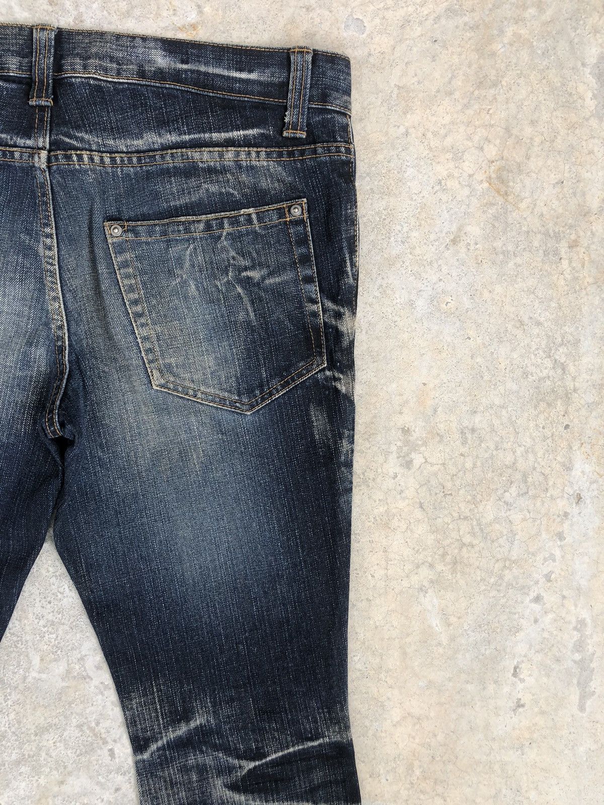 Tornado Mart Japanese Modern Flared Jeans Distressed Jeans Size US 32 / EU 48 - 10 Thumbnail