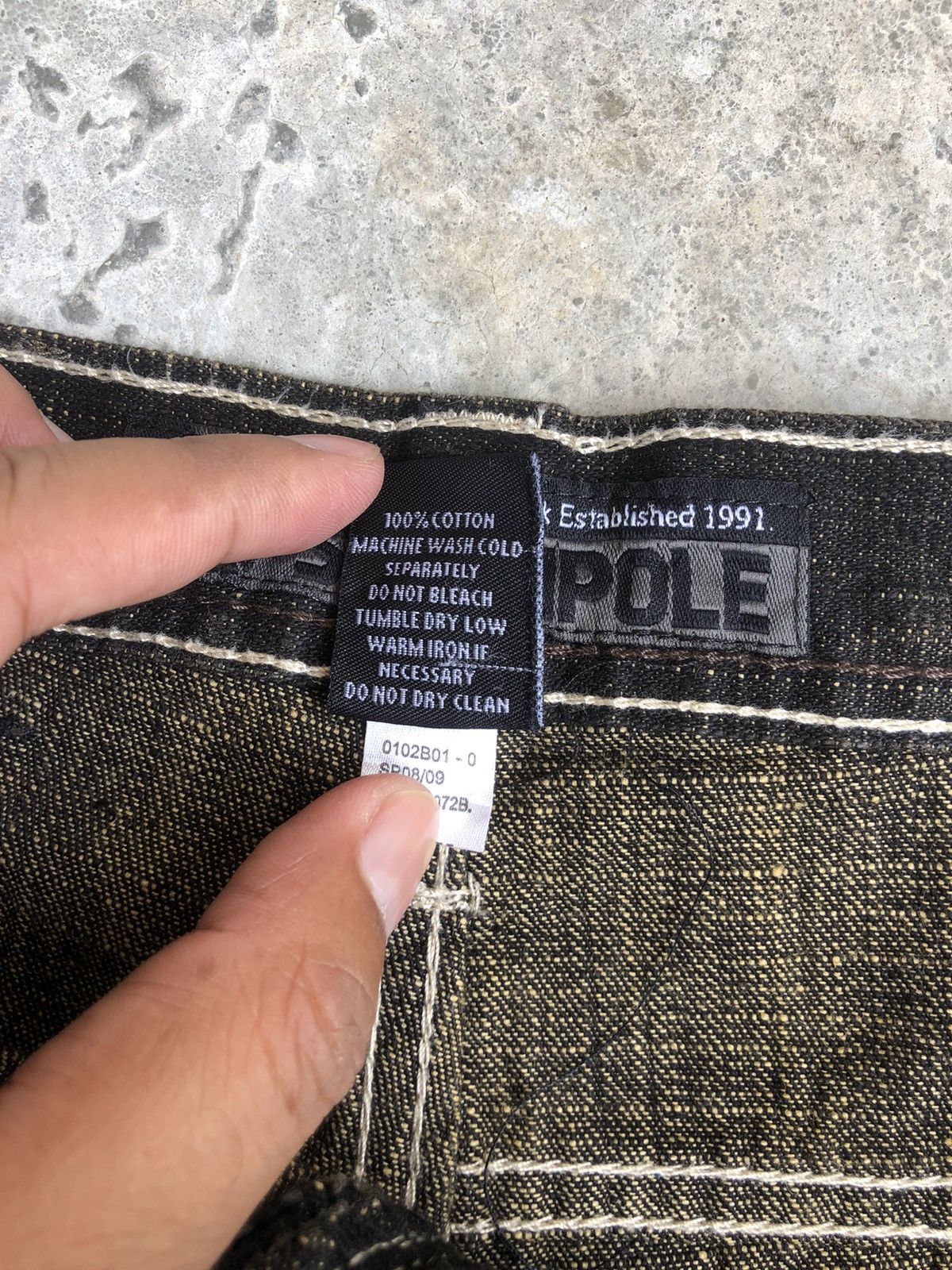 Southpole Southpole Distressed Jeans Baggy Jeans Hip Hop Skateboards Size US 31 - 15 Thumbnail