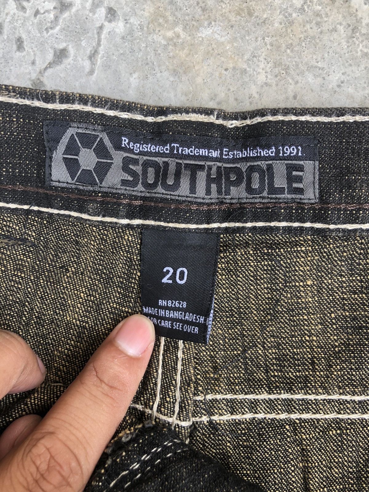 Southpole Southpole Distressed Jeans Baggy Jeans Hip Hop Skateboards Size US 31 - 14 Thumbnail