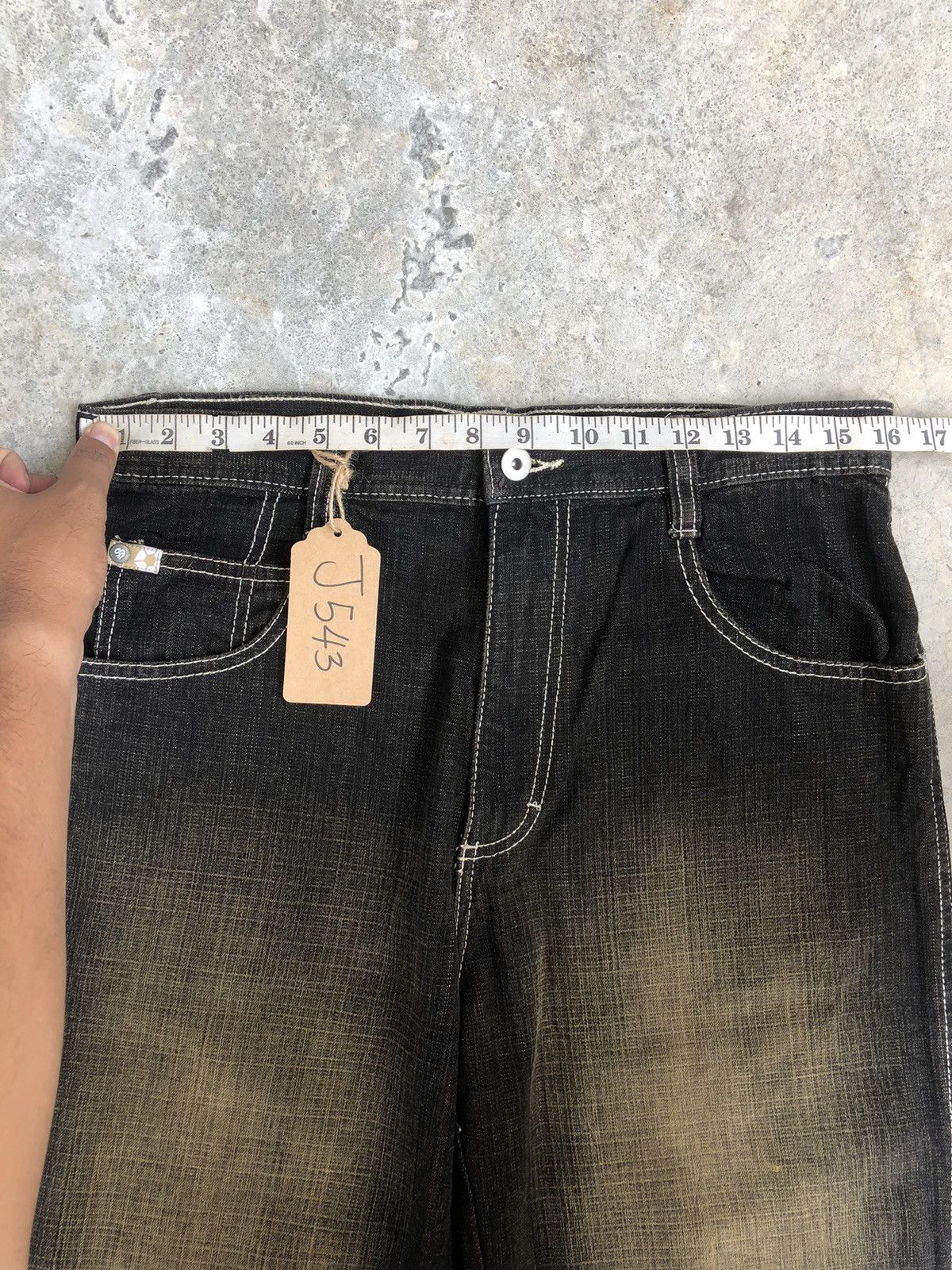Southpole Southpole Distressed Jeans Baggy Jeans Hip Hop Skateboards Size US 31 - 16 Thumbnail