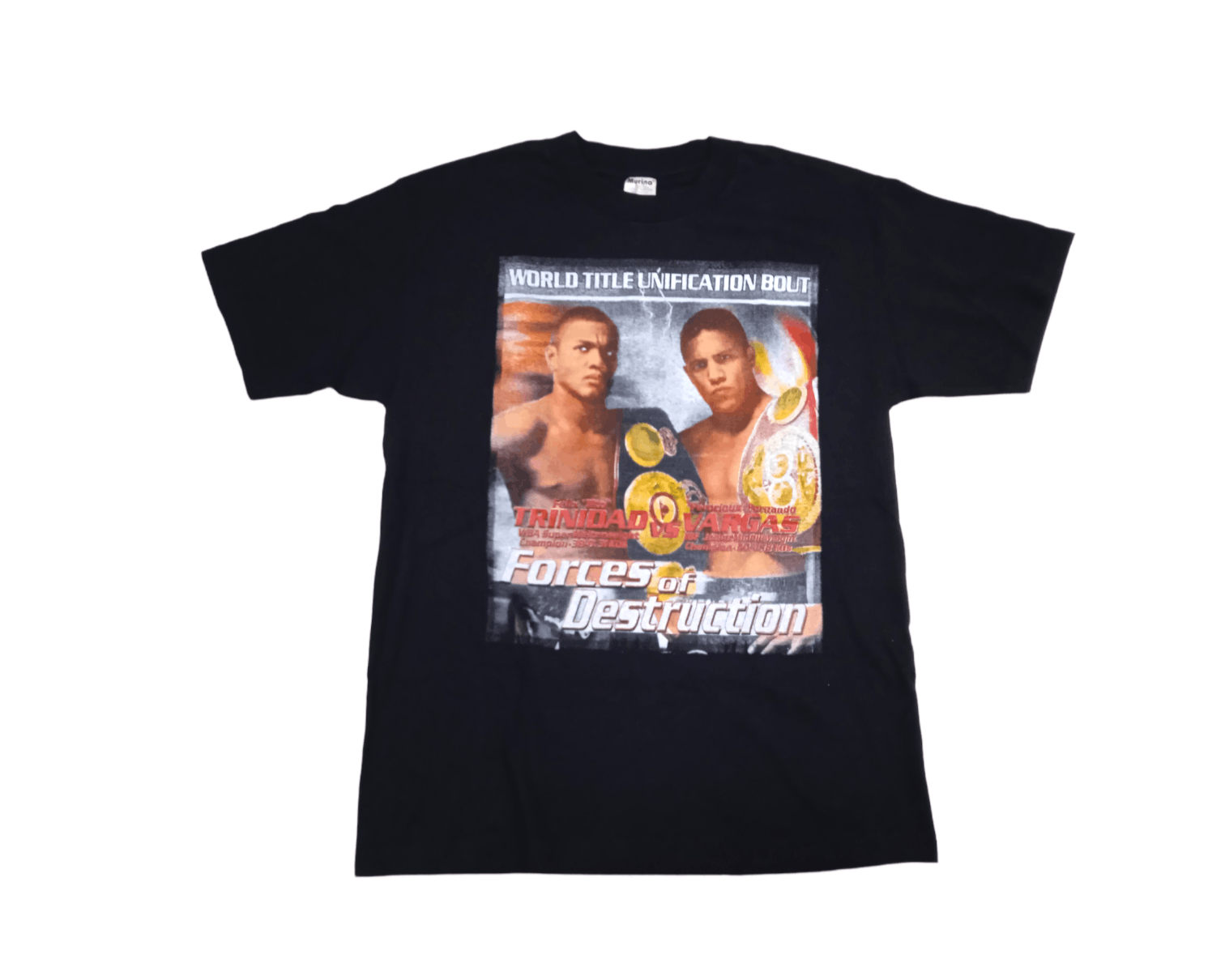 Vintage Vintage Trinidad vs Vargas 2000 T-Shirt Boxing Size US L / EU 52-54 / 3 - 1 Thumbnail