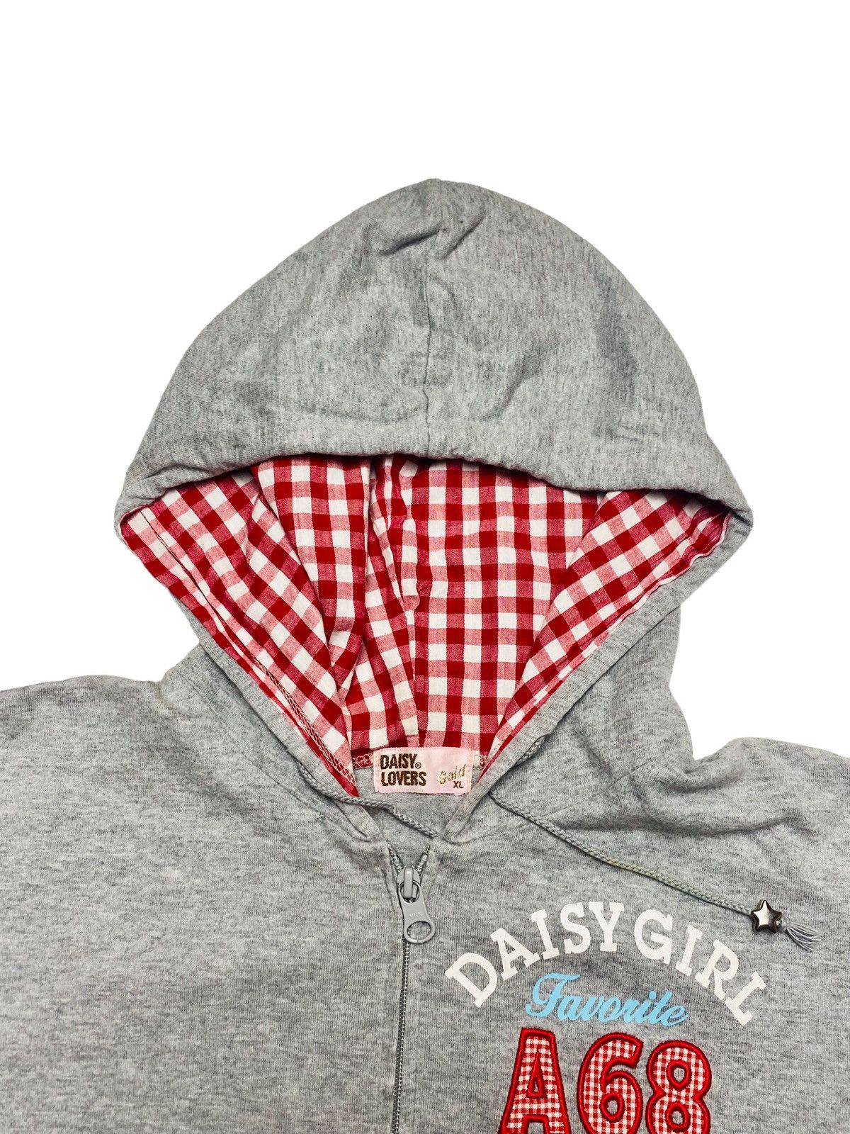 Japanese Brand 2000s Daisy Lovers - Sleeveless Hooded Jacket Size M / US 6-8 / IT 42-44 - 3 Thumbnail