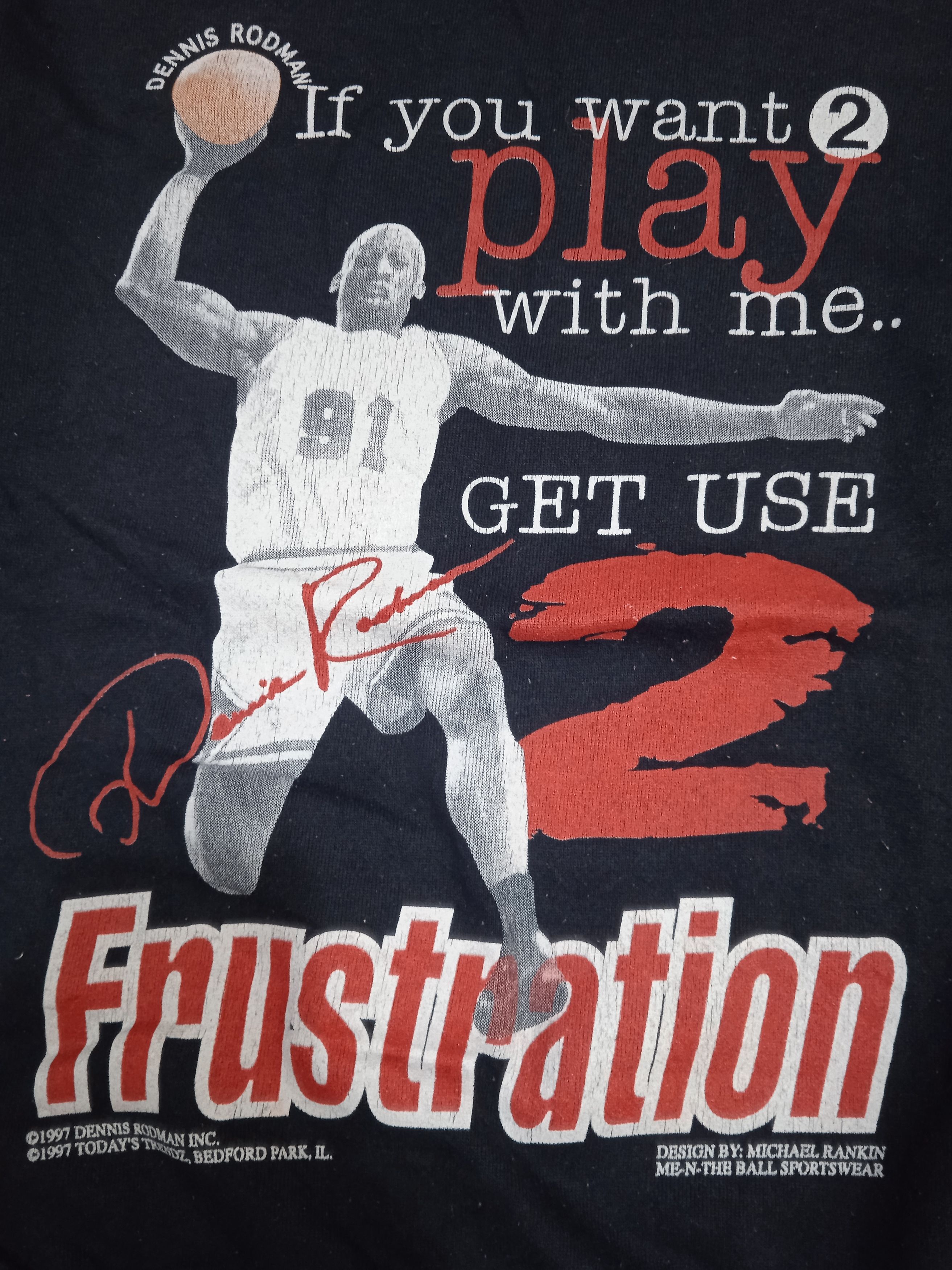 NBA × Other × Vintage Vintage 90s Dennis Rodman Sweatshirt NBA  