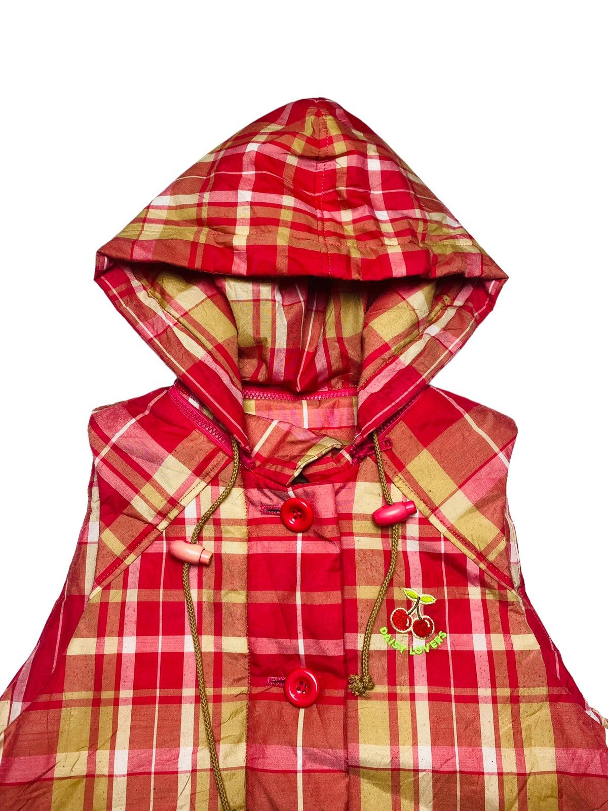 20471120 × Beauty Beast × Japanese Brand 2000s Daisy Lovers - Cherry Hooded Vest Size M / US 6-8 / IT 42-44 - 5 Thumbnail