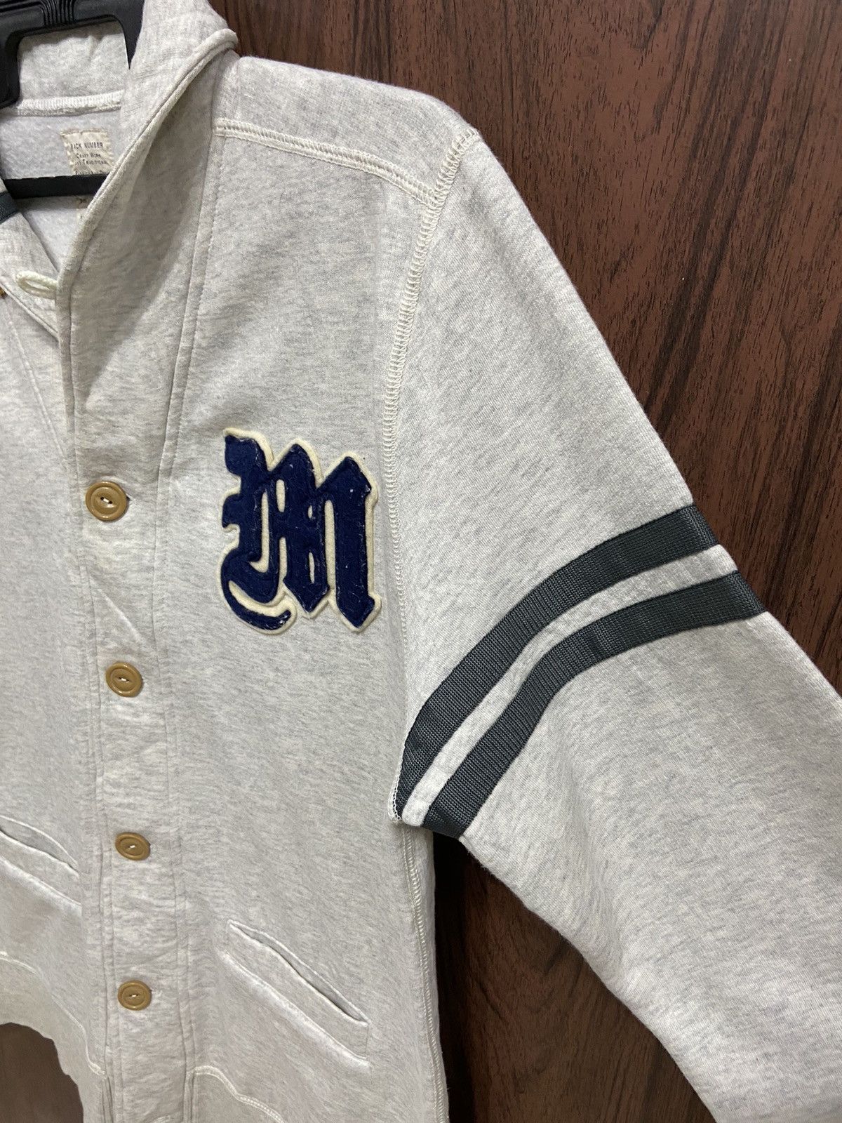 Japanese Brand Vintage Back Number big logo embroidered size XL Fit L Size US L / EU 52-54 / 3 - 7 Thumbnail