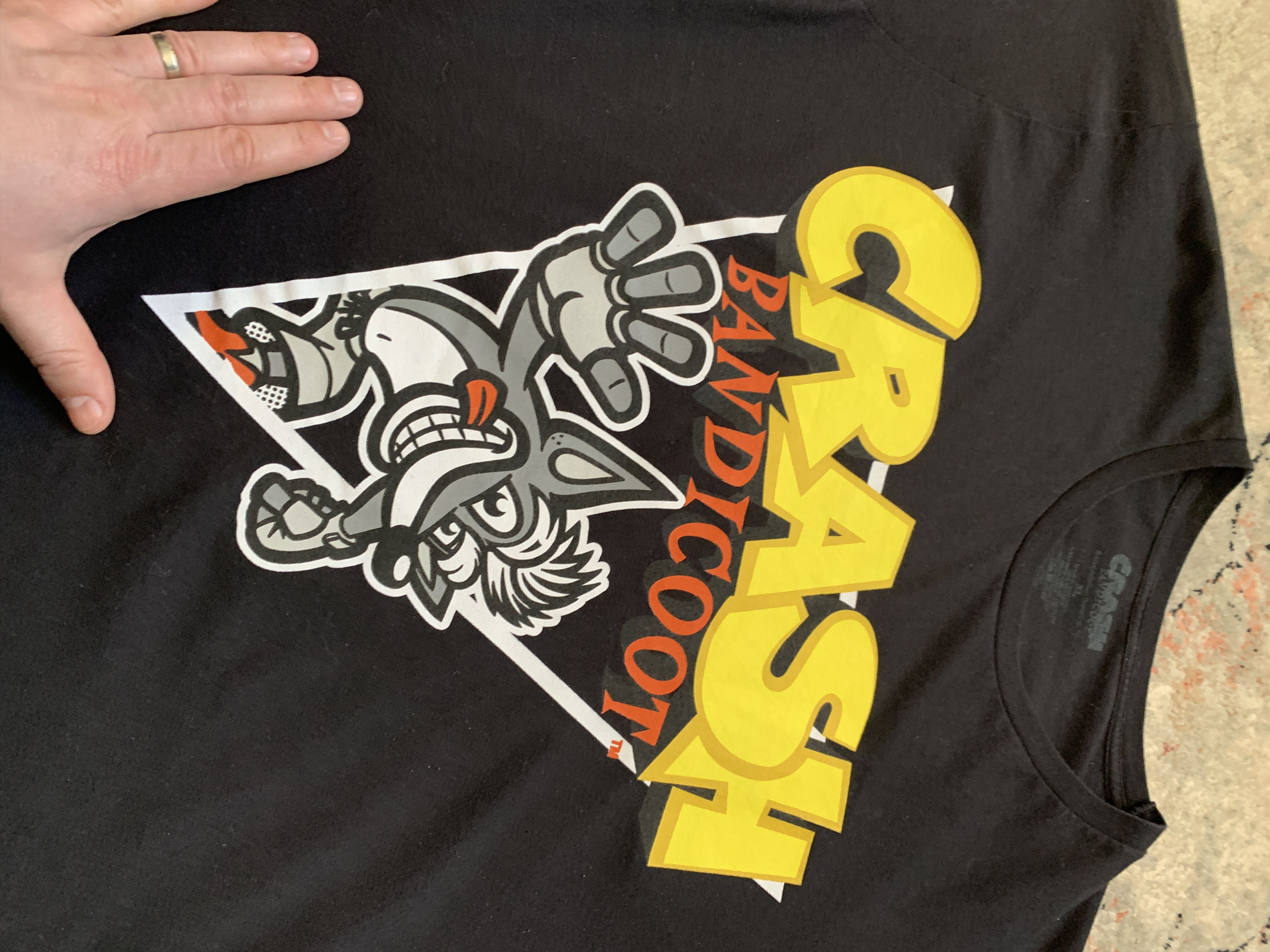 Cartoon Network × Vintage Crash Bandicoot Vintage T-Shirt Size US XL / EU 56 / 4 - 3 Thumbnail