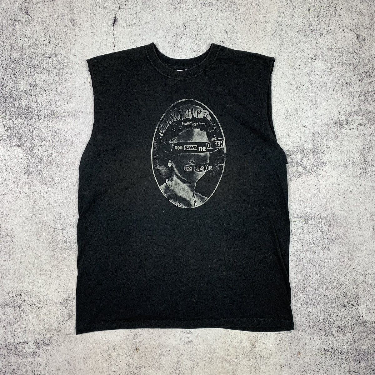 Band Tees × Seditionaries Vintage Sex Pistols “God Save The Queen” Sleeveless Shirt Size US M / EU 48-50 / 2 - 1 Thumbnail