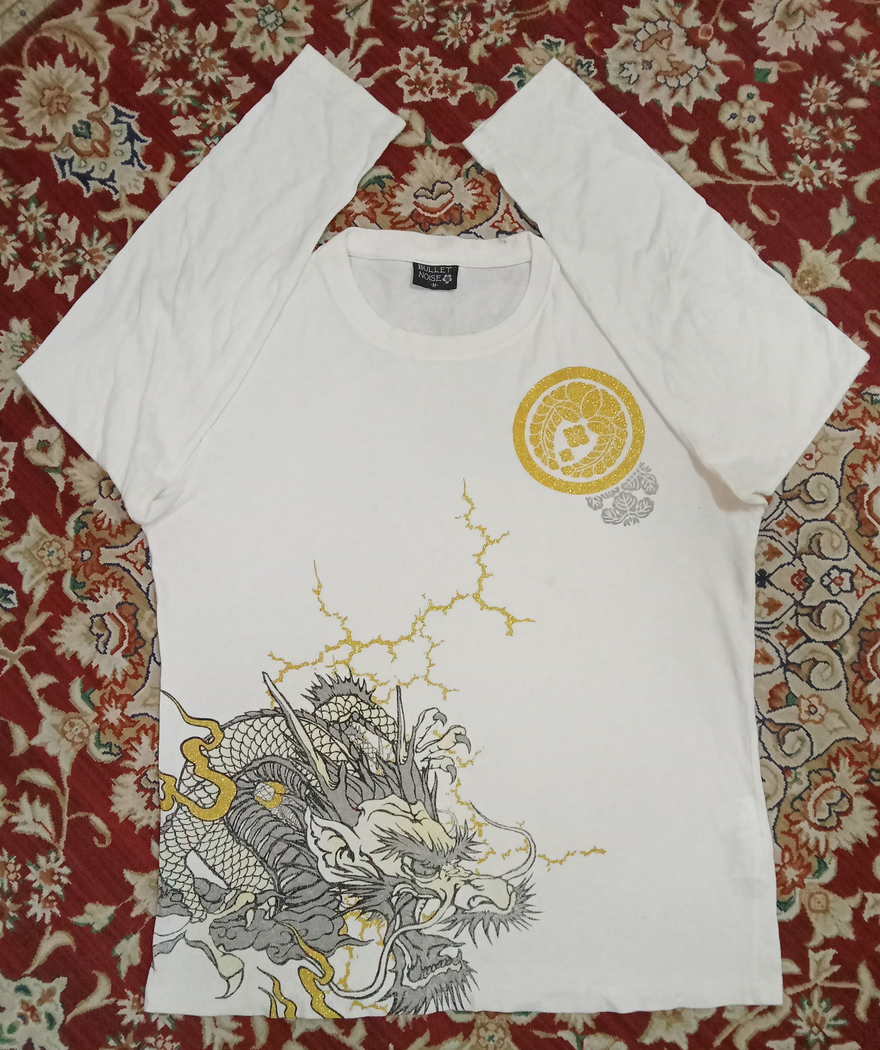 Bullet Noise Dragon Motive Long Sleeve T shirt