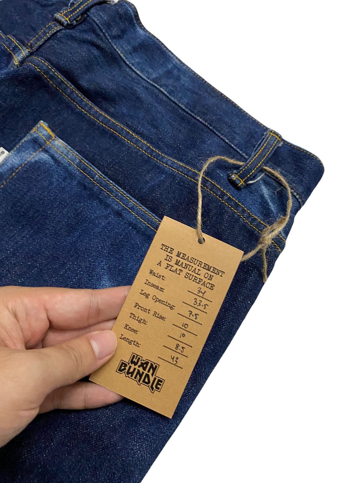 Beams Plus Beams Marble Lighting Jeans Made in Japan Size US 34 / EU 50 - 4 Thumbnail
