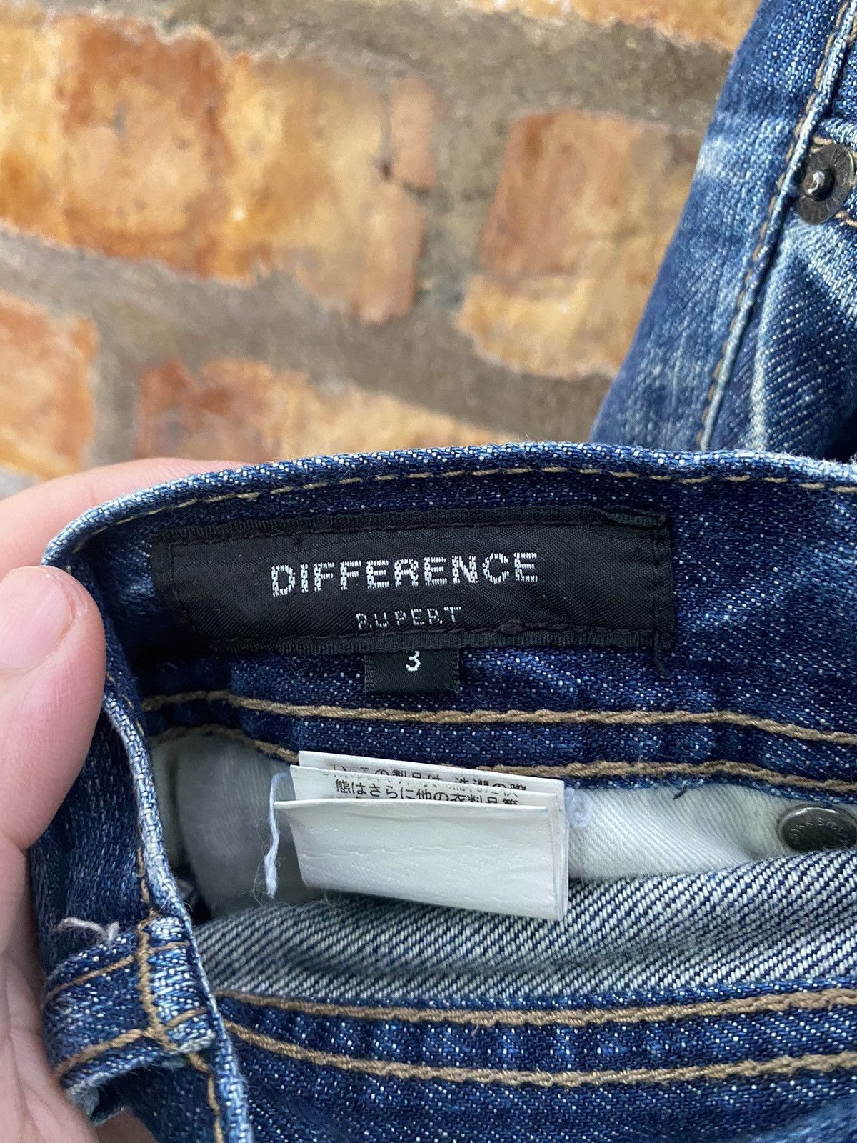 Isamu Katayama Backlash Difference Rupert Japan leather patch distressed denim Size US 32 / EU 48 - 16 Thumbnail