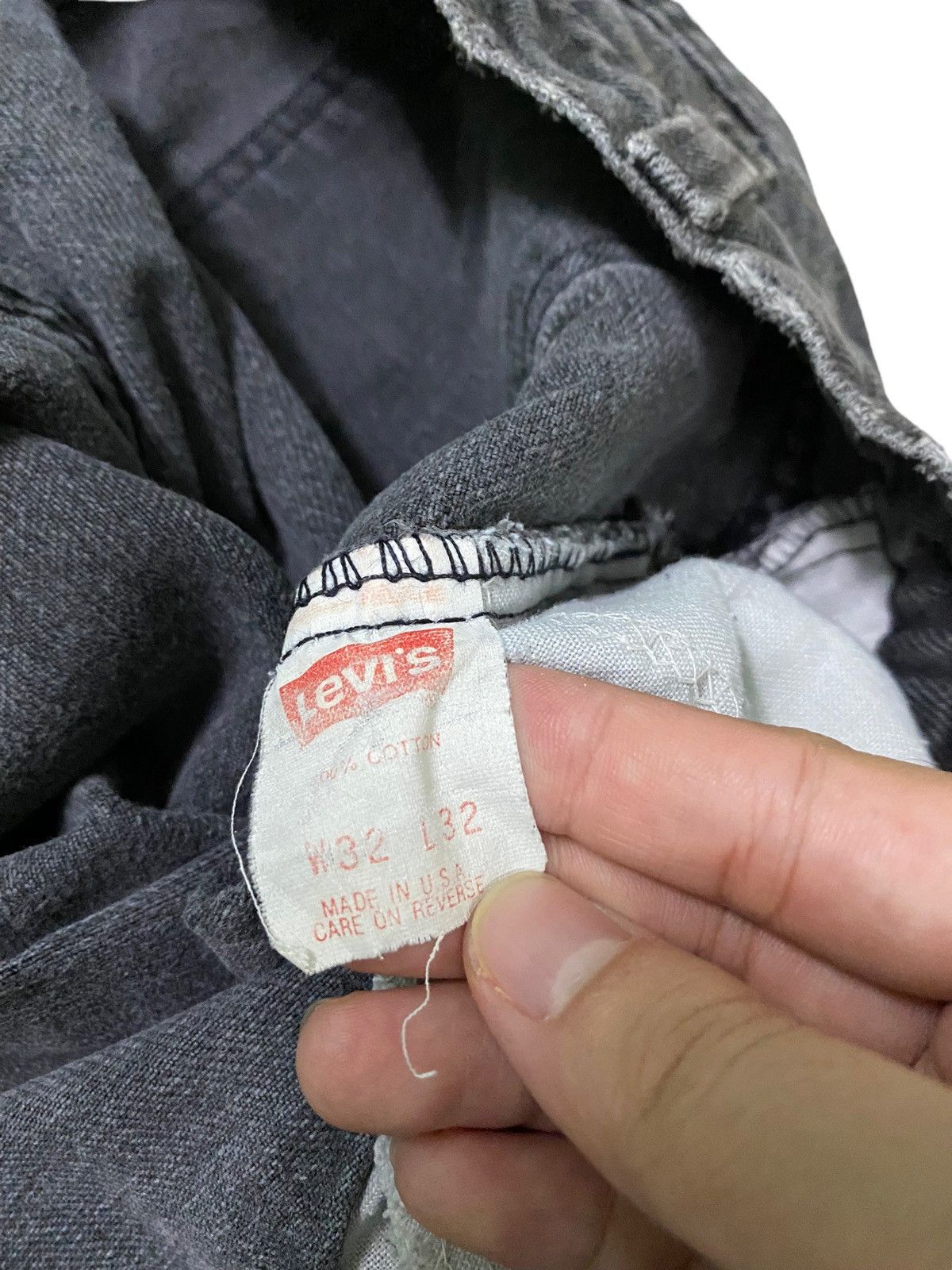 Levi's × Vintage Vintage Levi’s Jeans Distressed Denim Made in USA Size US 30 / EU 46 - 3 Thumbnail
