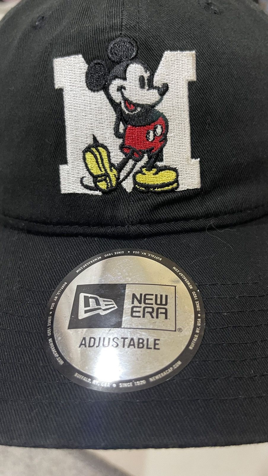 Disney Vintage New Era Disney Mickey Mouse Hat Curve Brim Size ONE SIZE - 9 Thumbnail