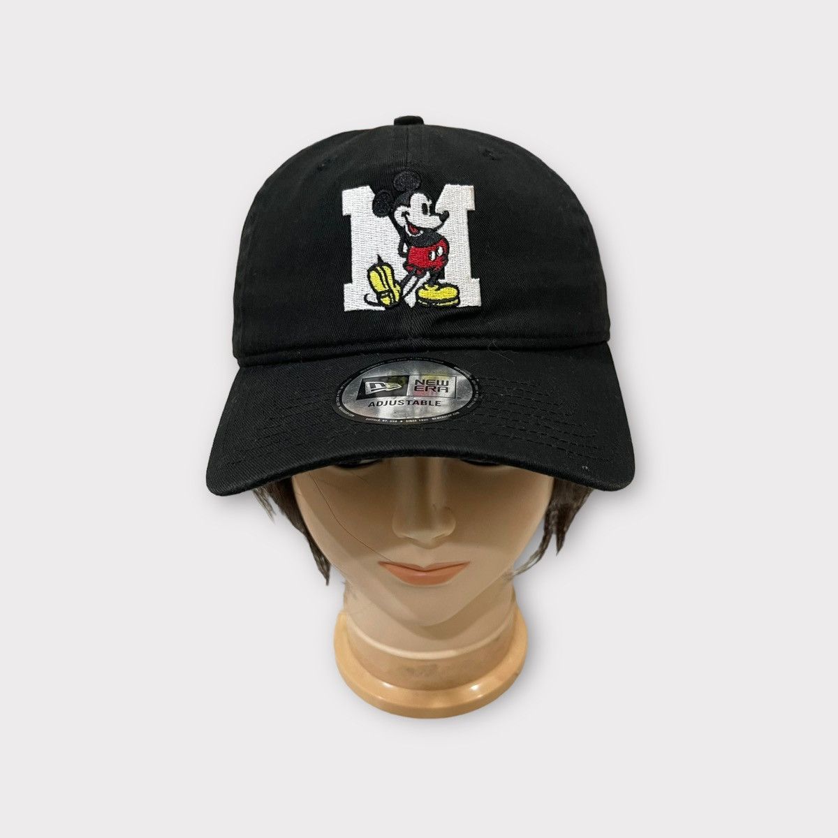 Disney Vintage New Era Disney Mickey Mouse Hat Curve Brim Size ONE SIZE - 3 Thumbnail