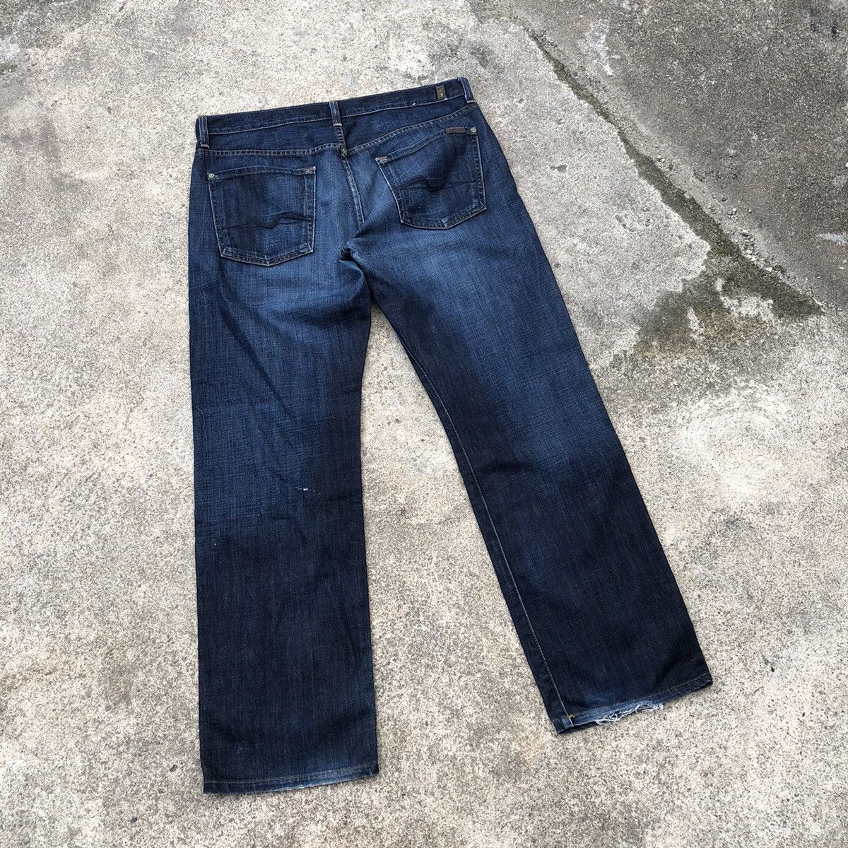 7 For All Mankind × Japanese Brand 🔥Thrash🔥7 For All Mankind Stoned Wash Rips Distress Jeans Size US 36 / EU 52 - 4 Thumbnail