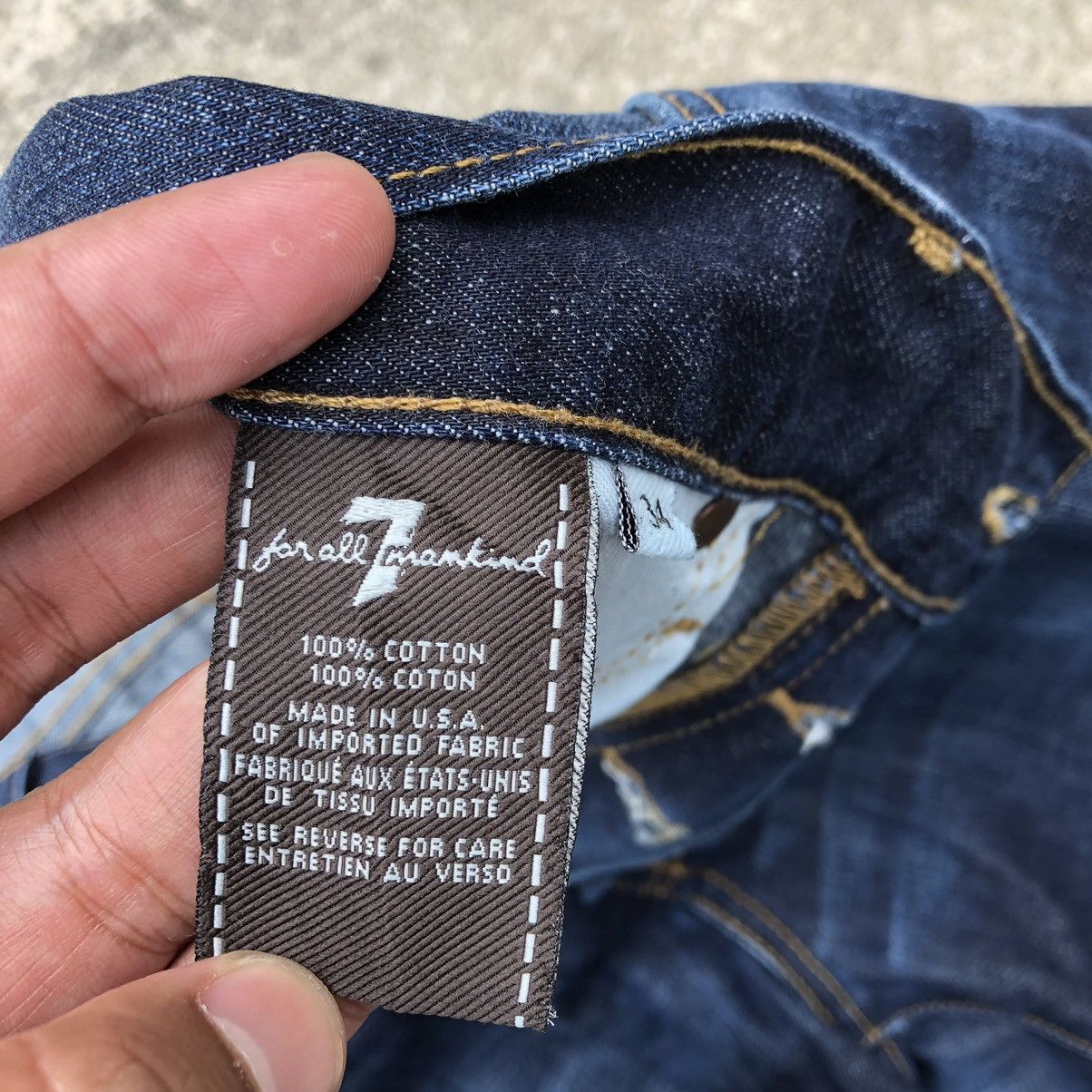 7 For All Mankind × Japanese Brand 🔥Thrash🔥7 For All Mankind Stoned Wash Rips Distress Jeans Size US 36 / EU 52 - 14 Thumbnail