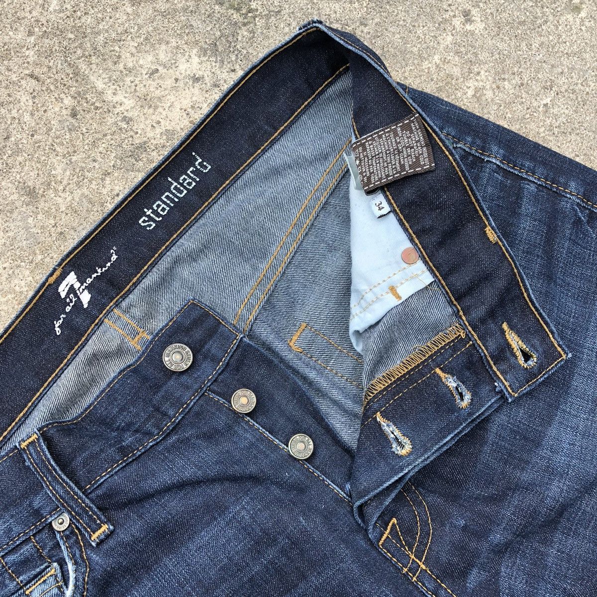 7 For All Mankind × Japanese Brand 🔥Thrash🔥7 For All Mankind Stoned Wash Rips Distress Jeans Size US 36 / EU 52 - 11 Thumbnail