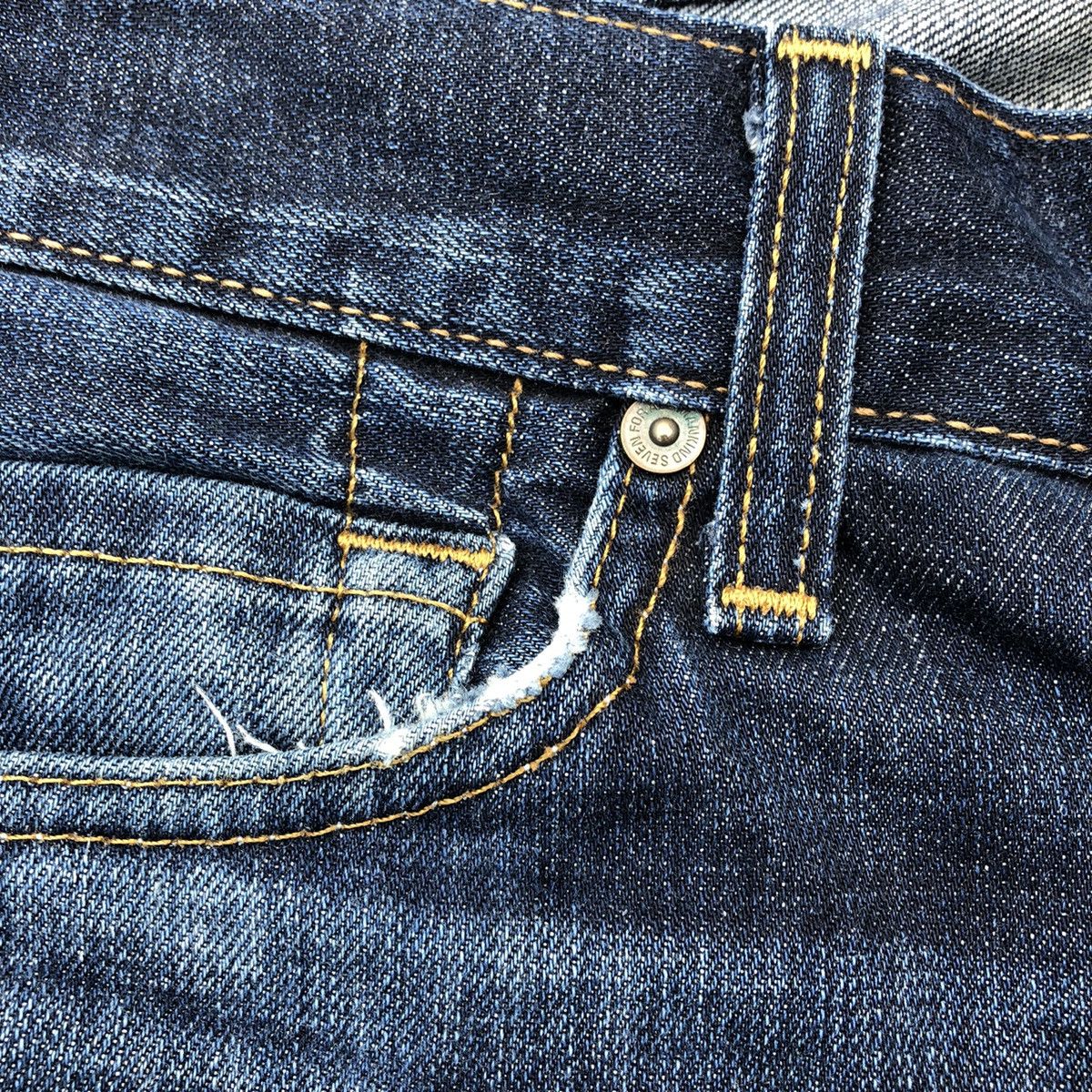 7 For All Mankind × Japanese Brand 🔥Thrash🔥7 For All Mankind Stoned Wash Rips Distress Jeans Size US 36 / EU 52 - 10 Thumbnail