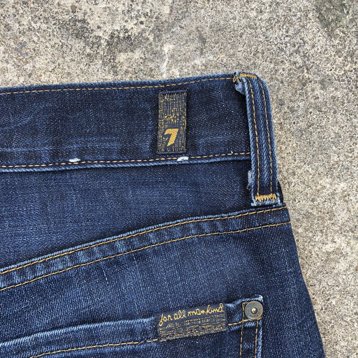 7 For All Mankind × Japanese Brand 🔥Thrash🔥7 For All Mankind Stoned Wash Rips Distress Jeans Size US 36 / EU 52 - 12 Thumbnail
