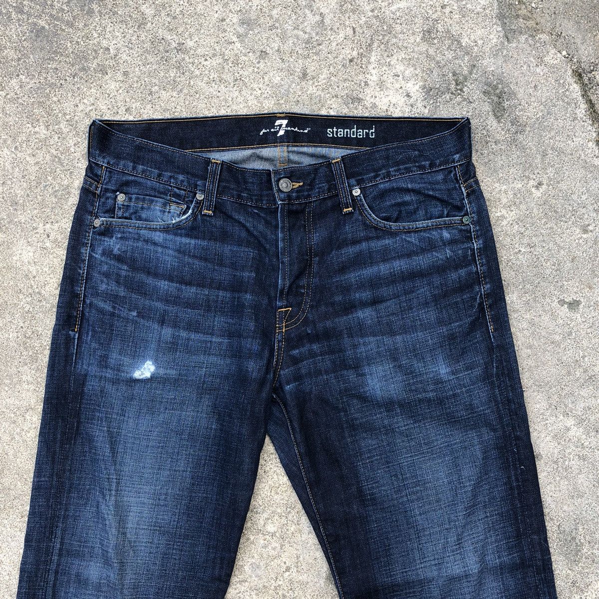 7 For All Mankind × Japanese Brand 🔥Thrash🔥7 For All Mankind Stoned Wash Rips Distress Jeans Size US 36 / EU 52 - 2 Thumbnail