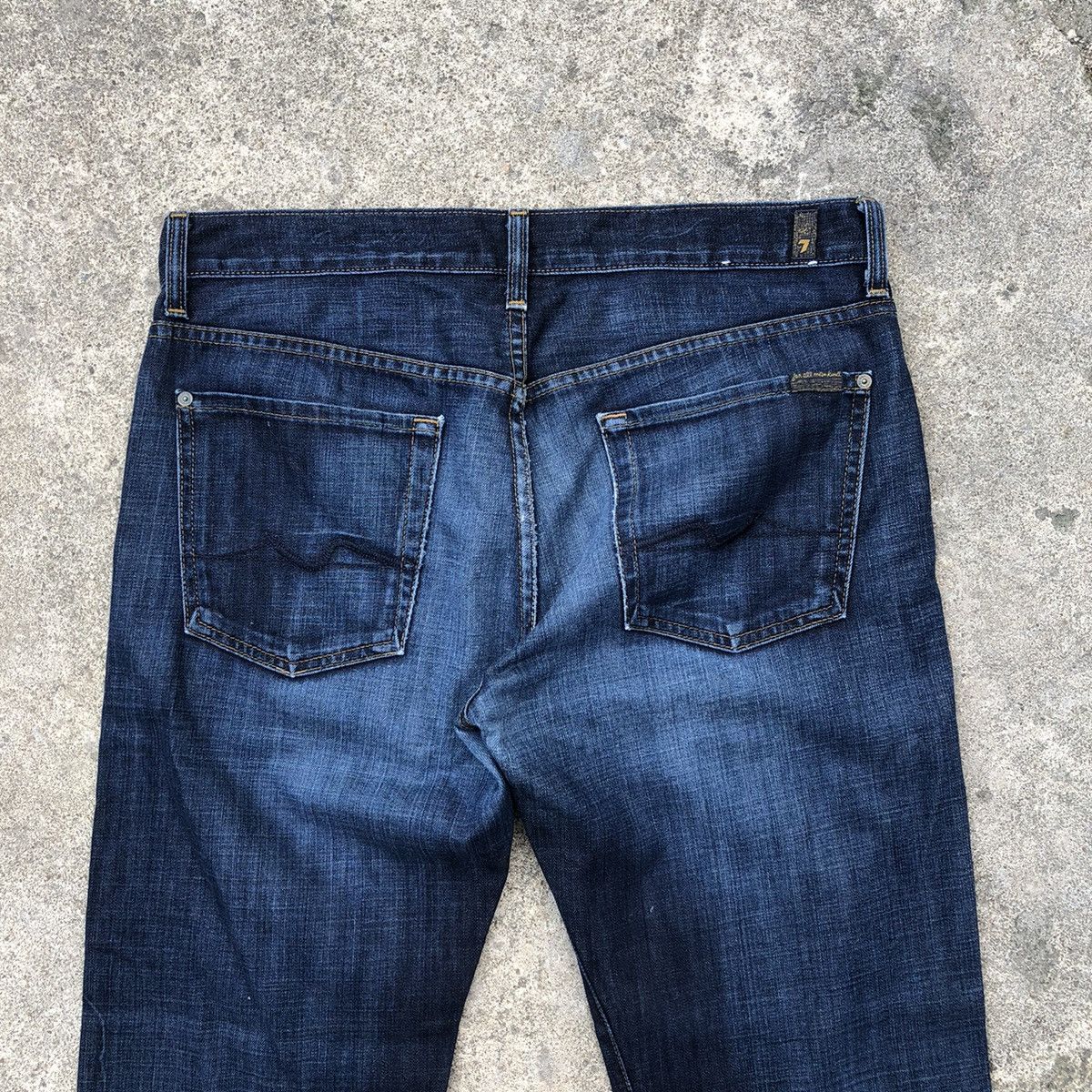 7 For All Mankind × Japanese Brand 🔥Thrash🔥7 For All Mankind Stoned Wash Rips Distress Jeans Size US 36 / EU 52 - 5 Thumbnail