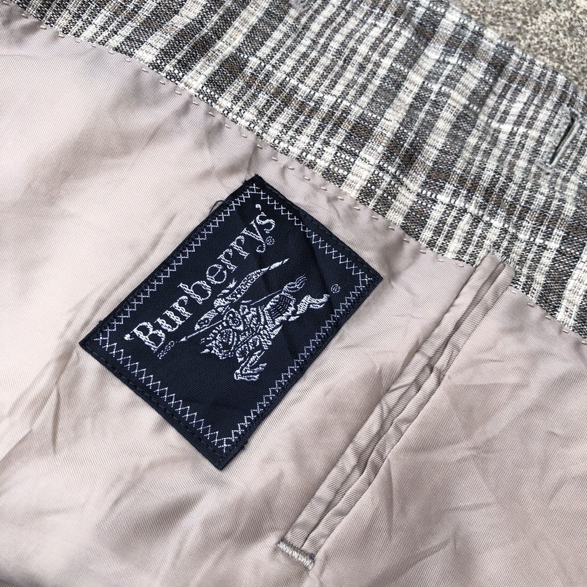Burberry 🔥Rare🔥Burberrys Double Breast Classic Nova Check Suit Blazer Size S / US 4 / IT 40 - 12 Thumbnail