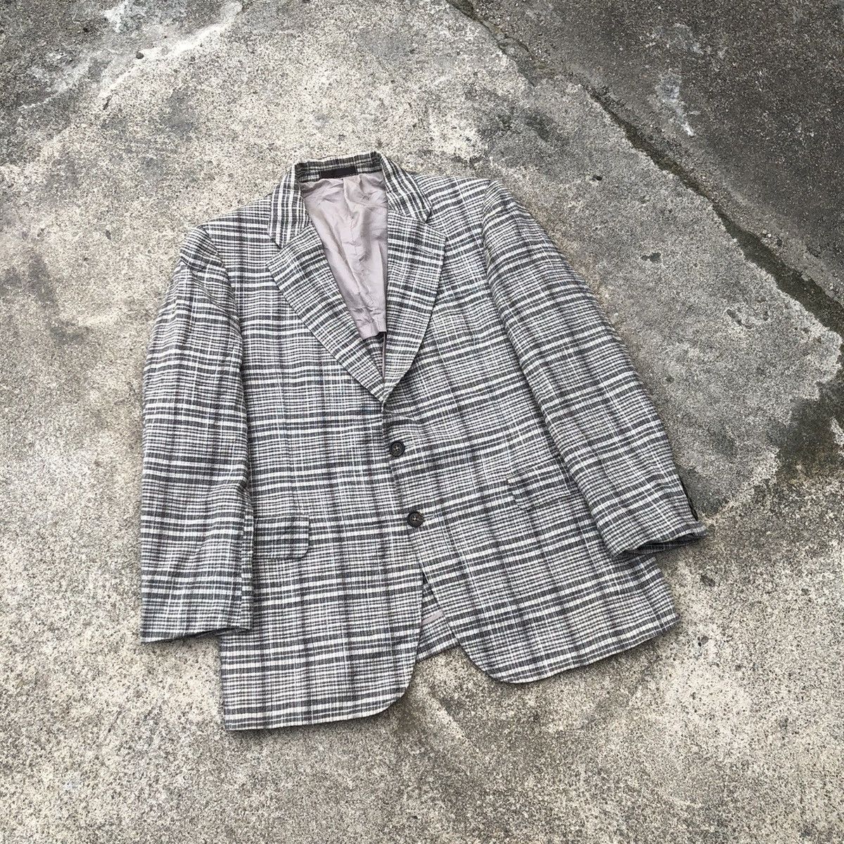 Burberry 🔥Rare🔥Burberrys Double Breast Classic Nova Check Suit Blazer Size S / US 4 / IT 40 - 1 Thumbnail