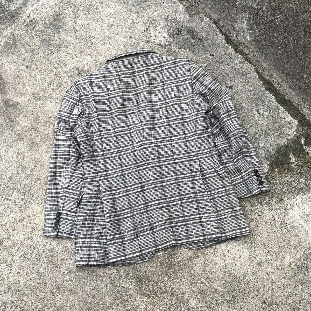 Burberry 🔥Rare🔥Burberrys Double Breast Classic Nova Check Suit Blazer Size S / US 4 / IT 40 - 4 Thumbnail