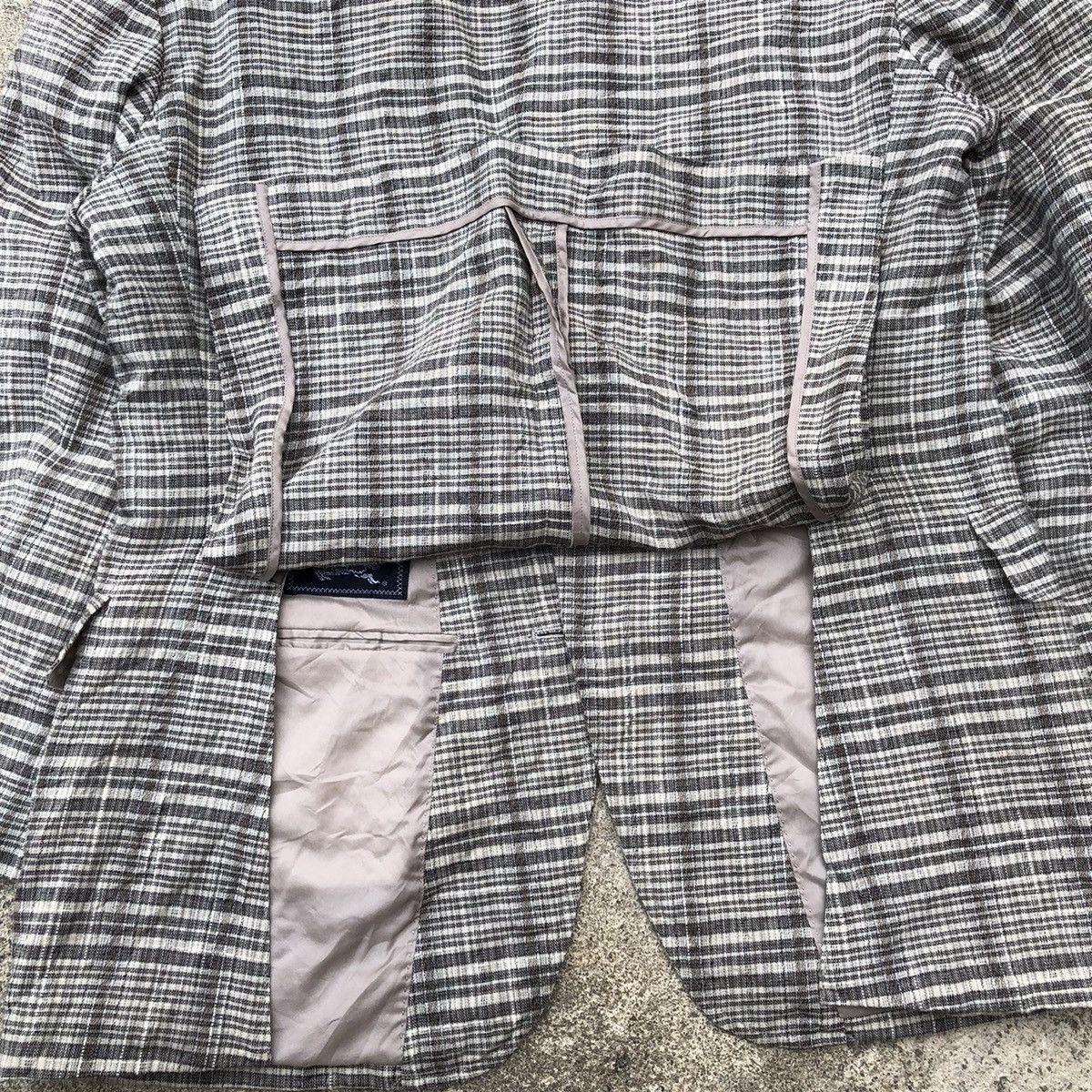 Burberry 🔥Rare🔥Burberrys Double Breast Classic Nova Check Suit Blazer Size S / US 4 / IT 40 - 5 Thumbnail
