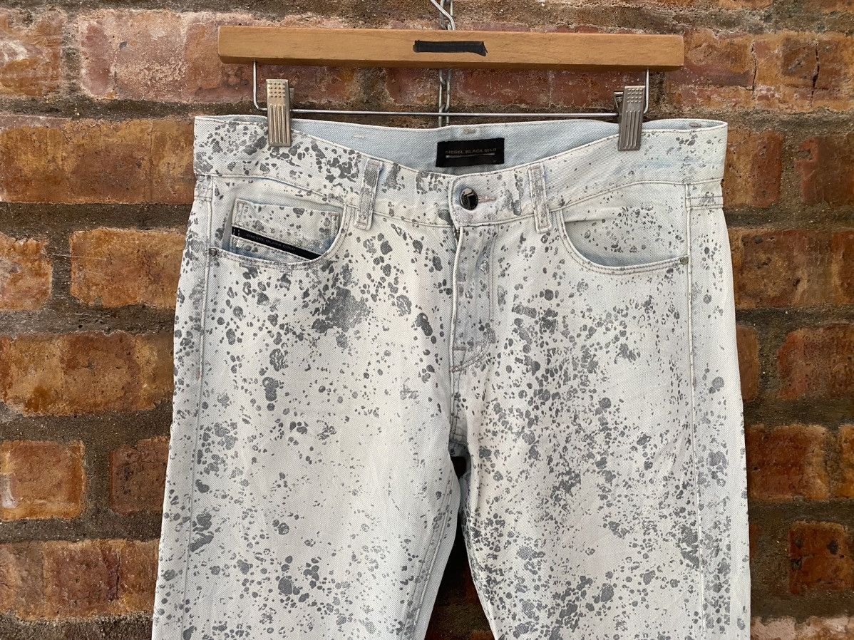 Diesel Black Gold Diesel Black Gold Silver splash painted denim Size 30" / US 8 / IT 44 - 4 Thumbnail
