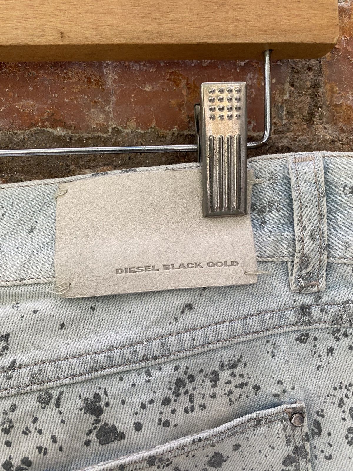 Diesel Black Gold Diesel Black Gold Silver splash painted denim Size 30" / US 8 / IT 44 - 12 Thumbnail