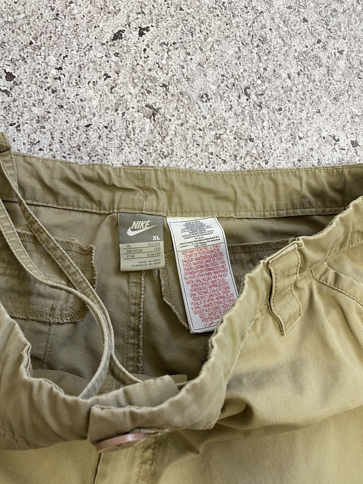Nike × Vintage Vintage 90’s Nike military multi pocket cargo drill shorts Size US 37 - 6 Thumbnail