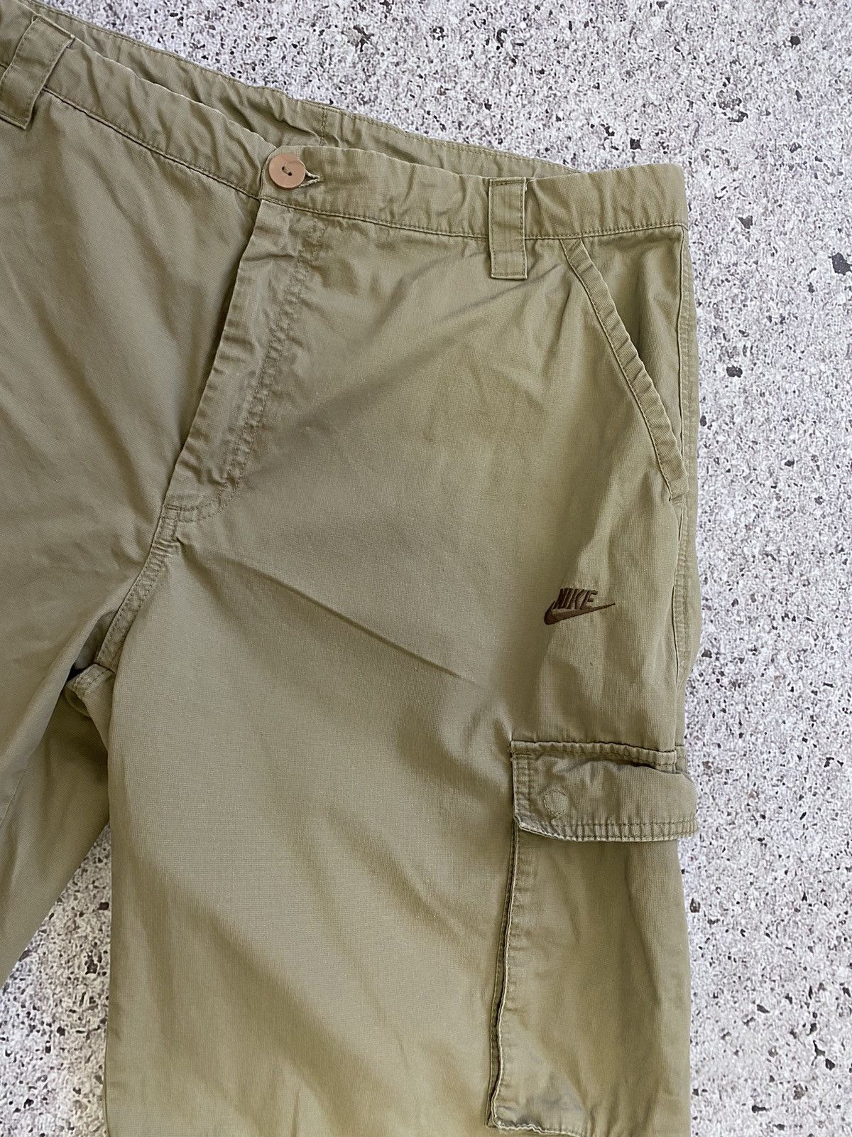 Nike × Vintage Vintage 90’s Nike military multi pocket cargo drill shorts Size US 37 - 2 Thumbnail