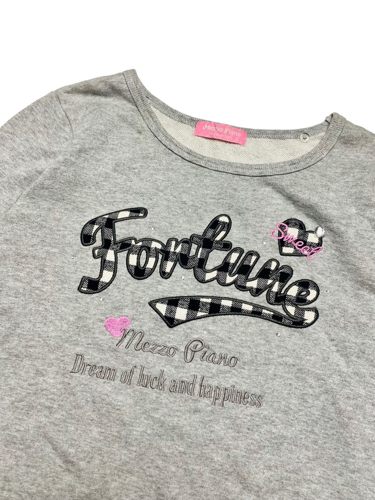 Japanese Brand 2000s Mezzo Piano - Fortune Sweatshirt Size M / US 6-8 / IT 42-44 - 2 Thumbnail