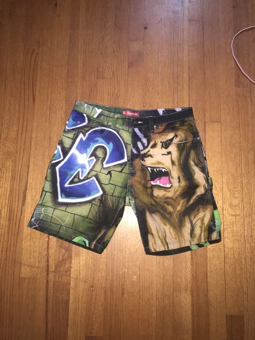 Supreme Supreme lion den shorts | Grailed