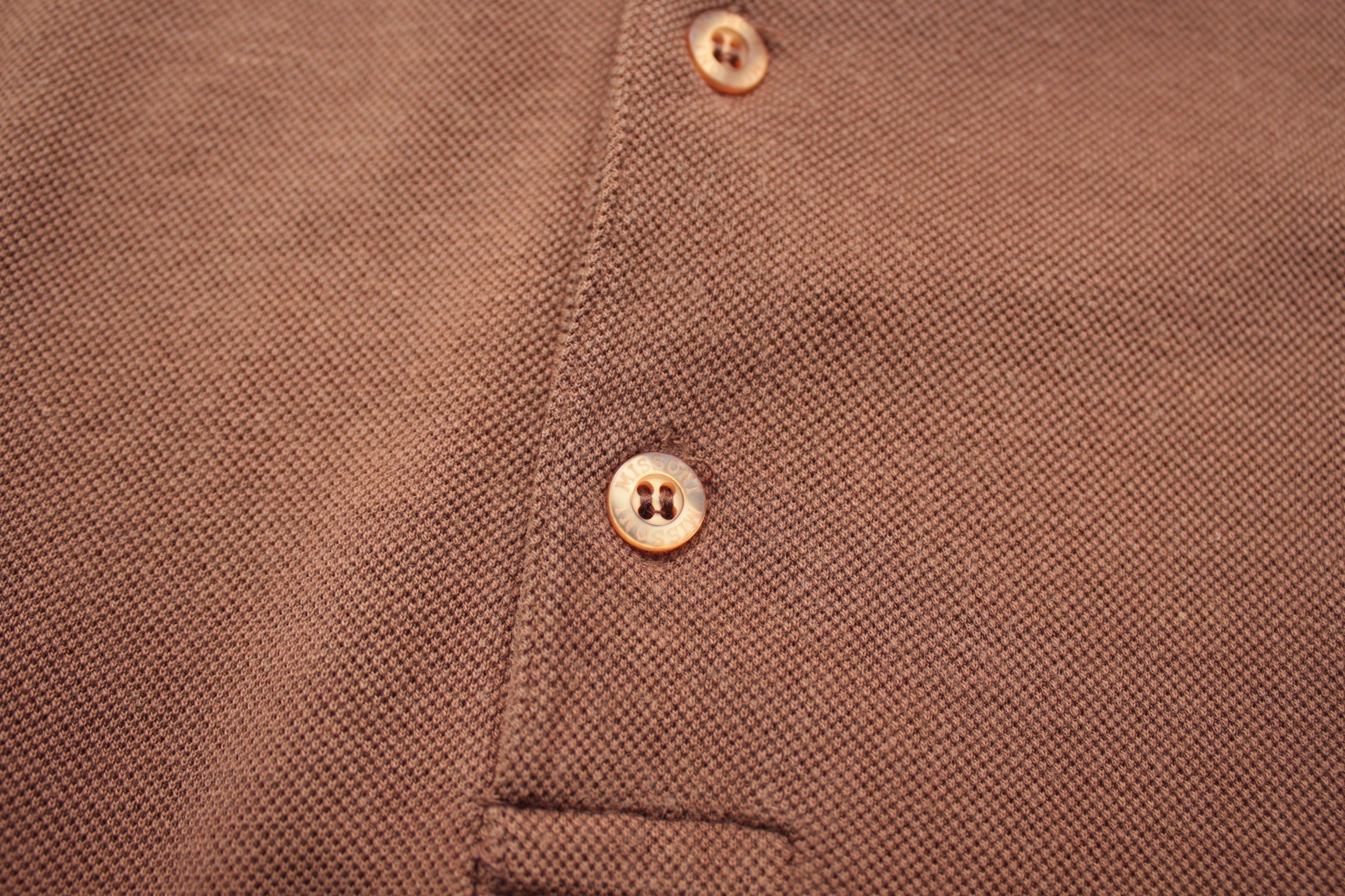 Missoni Missoni Vintage Brown Polo Medium Men's Size US L / EU 52-54 / 3 - 6 Thumbnail
