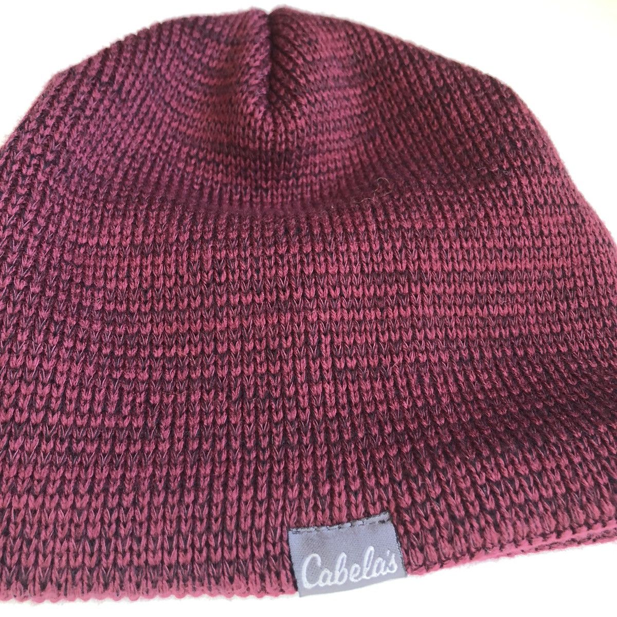 Cabelas Cabelas beanie BURGUNDY Size ONE SIZE - 2 Thumbnail
