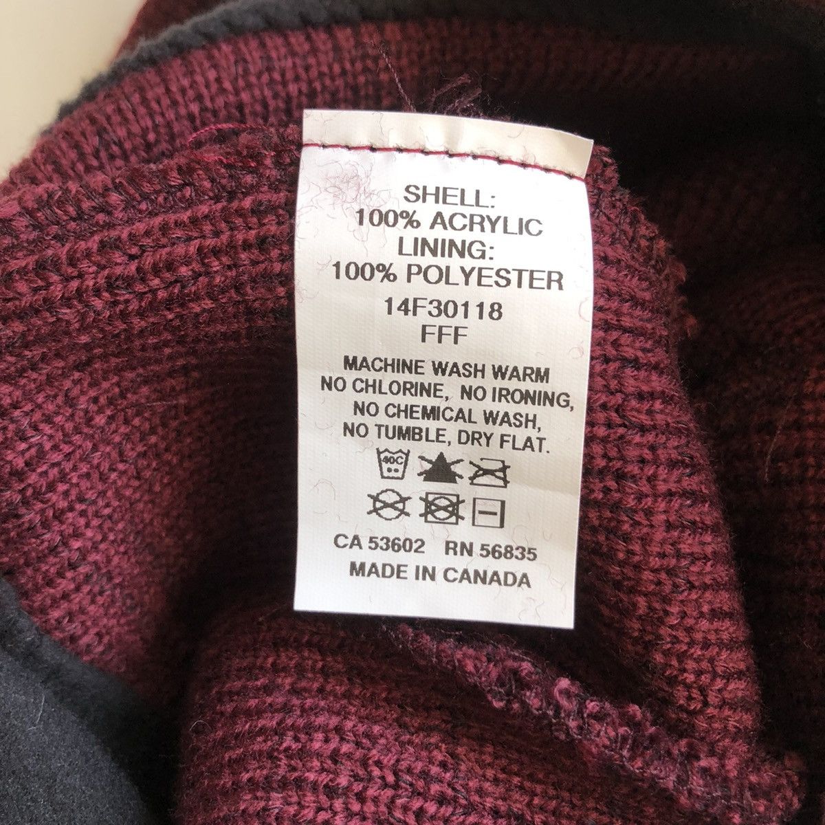 Cabelas Cabelas beanie BURGUNDY Size ONE SIZE - 4 Thumbnail