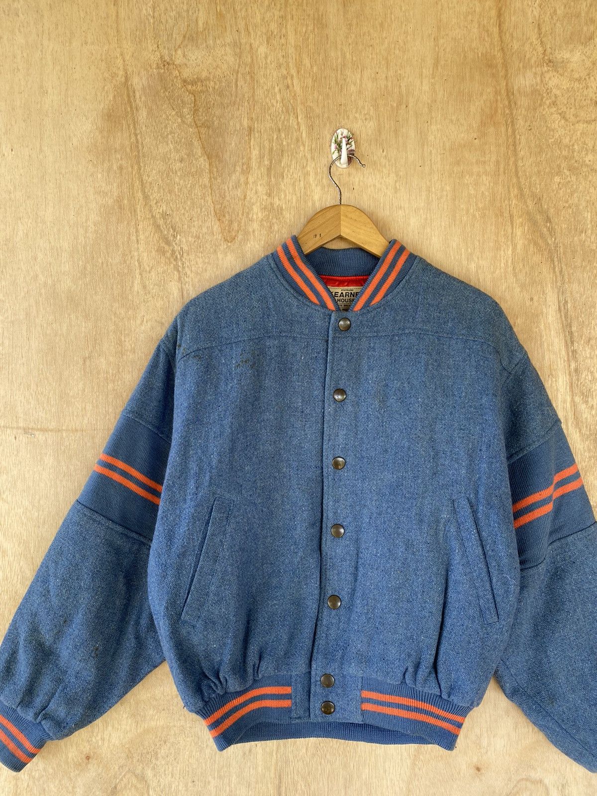 Vintage 🔥SALE🔥VINTAGE 70S KEARNEY HOUSE WOOL VARSITY JACKET Size US M / EU 48-50 / 2 - 8 Thumbnail
